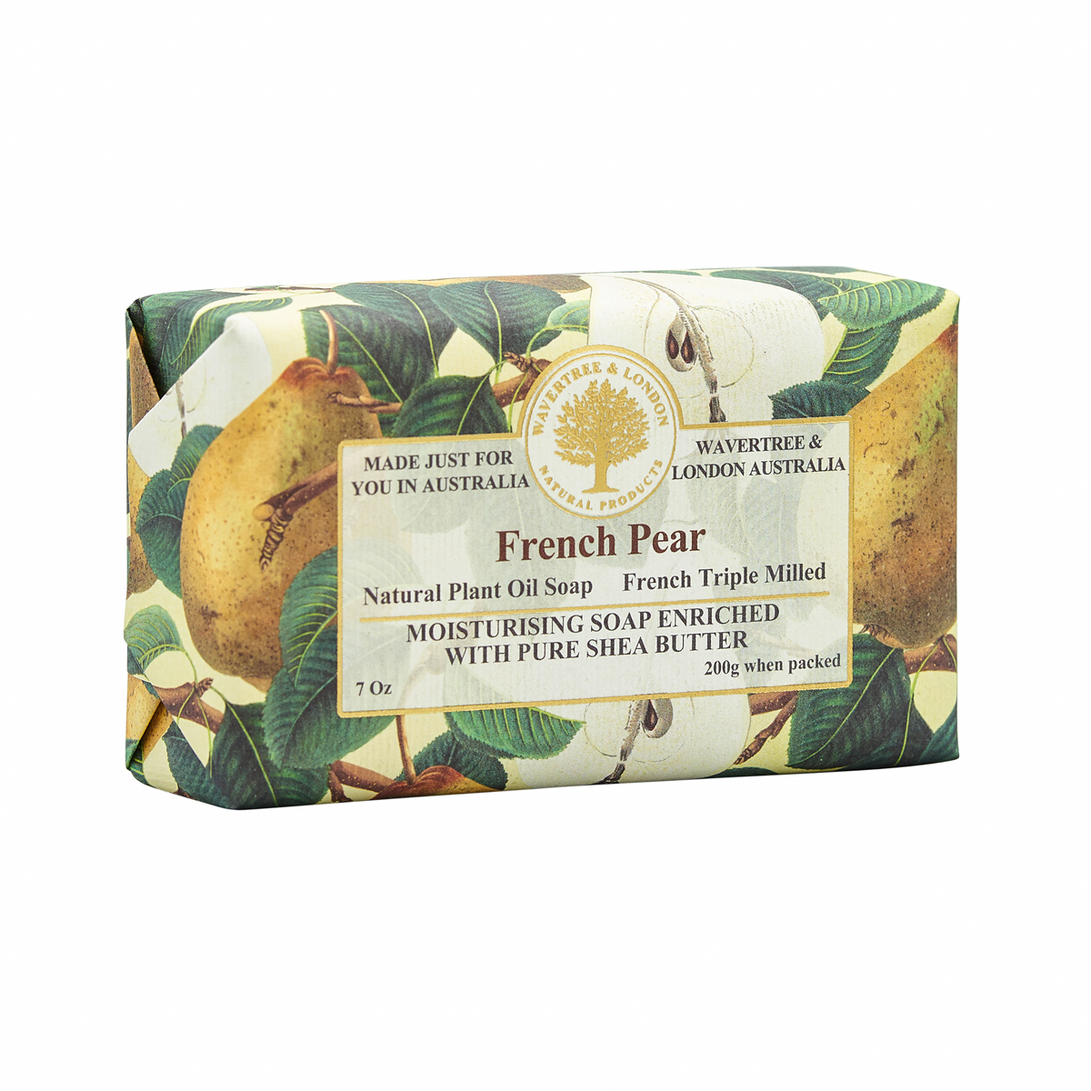 French Pear Soap Bar – Soft Fruity Lather – The Bird Cage by Joshua Thomas