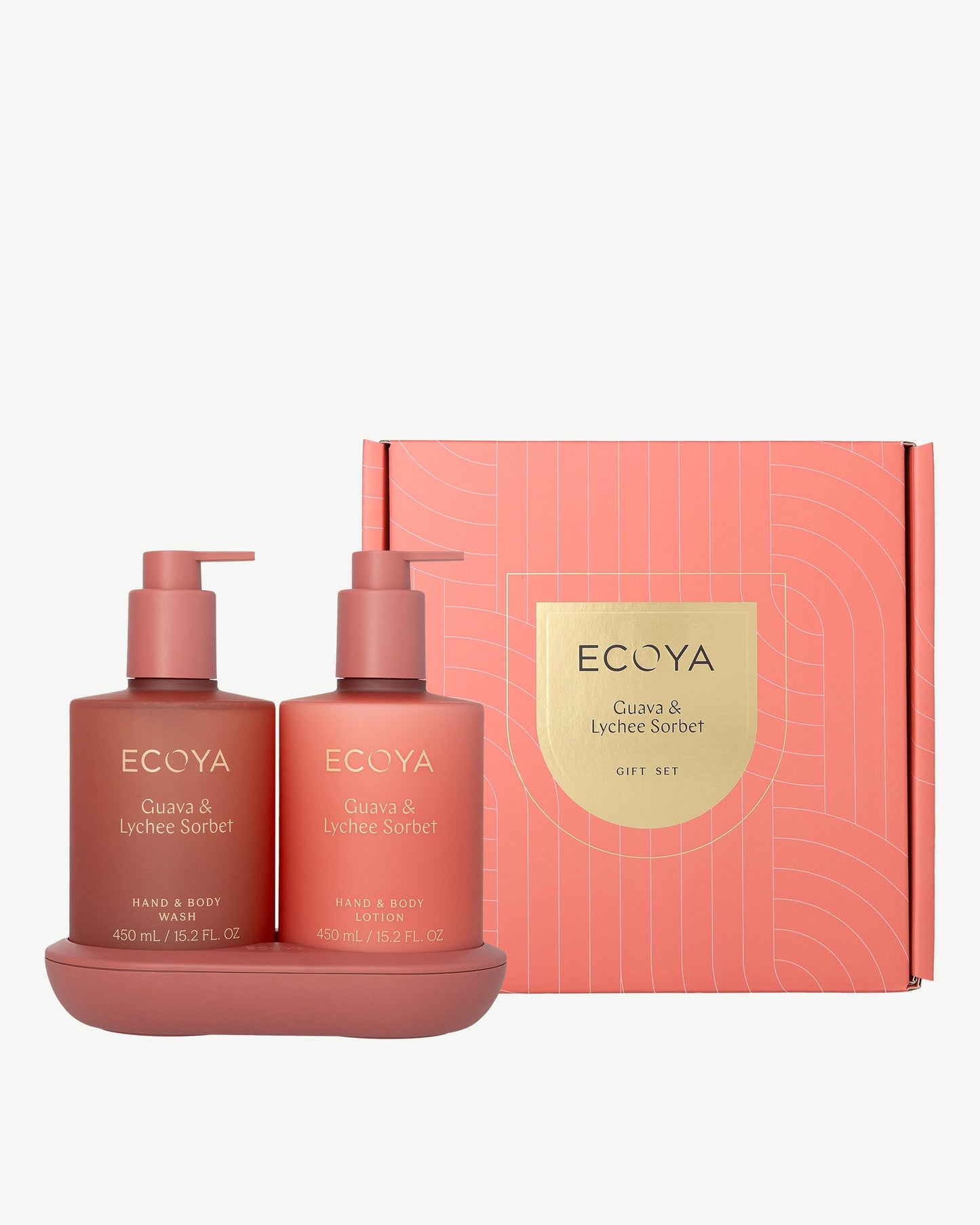 Guava & Lychee Sorbet Bathroom Edit