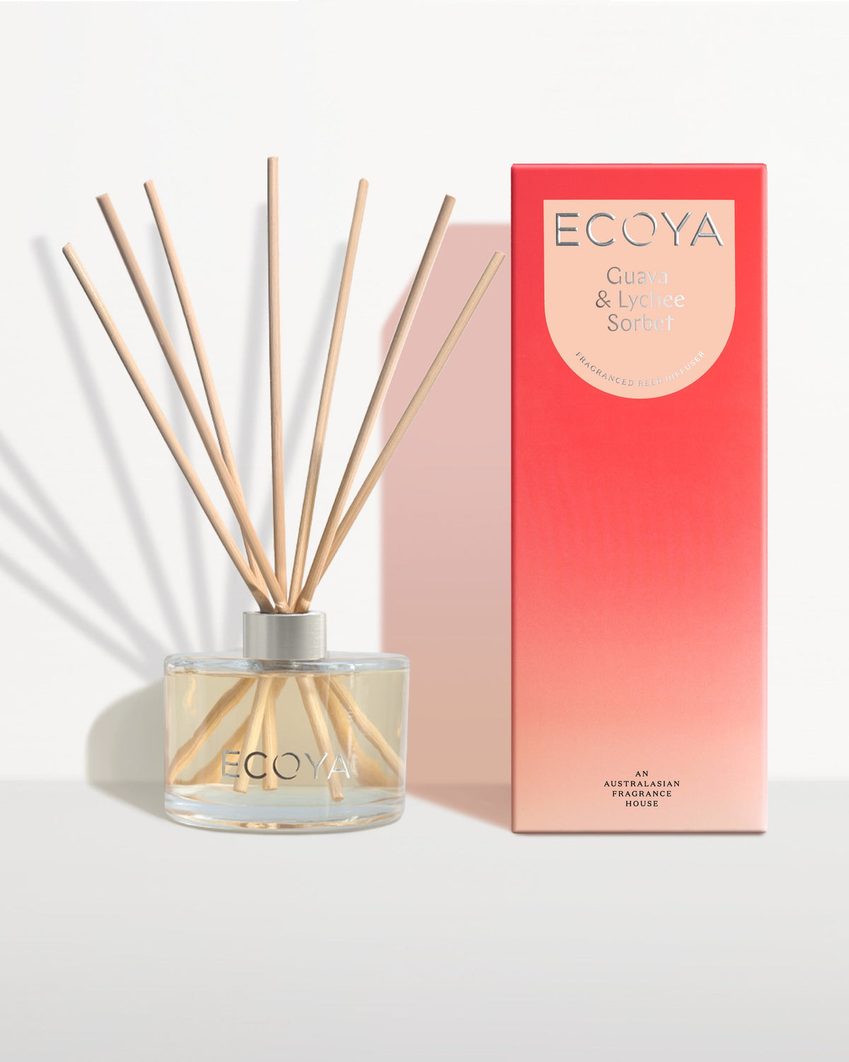 Tropical Reed Diffuser Guava Lychee Sorbet Reed Diffuser – Tropical Room Scent – The Bird Cage ...